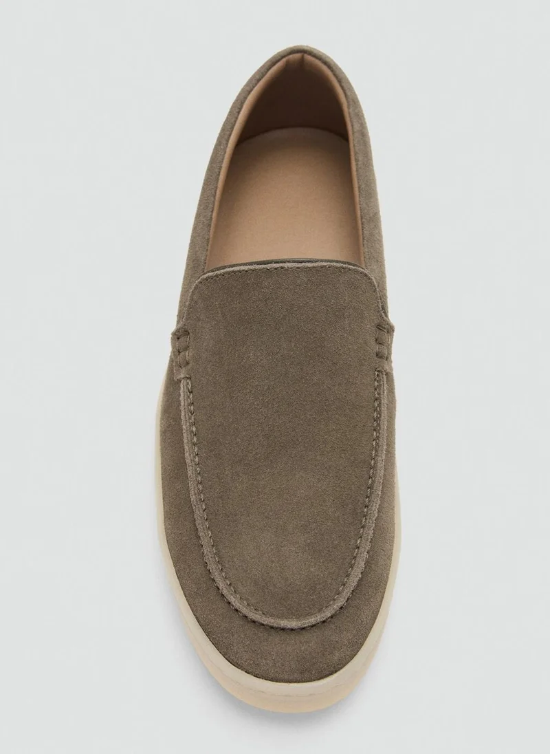 Mango Man  Split leather shoes for Men | Best Price UAE